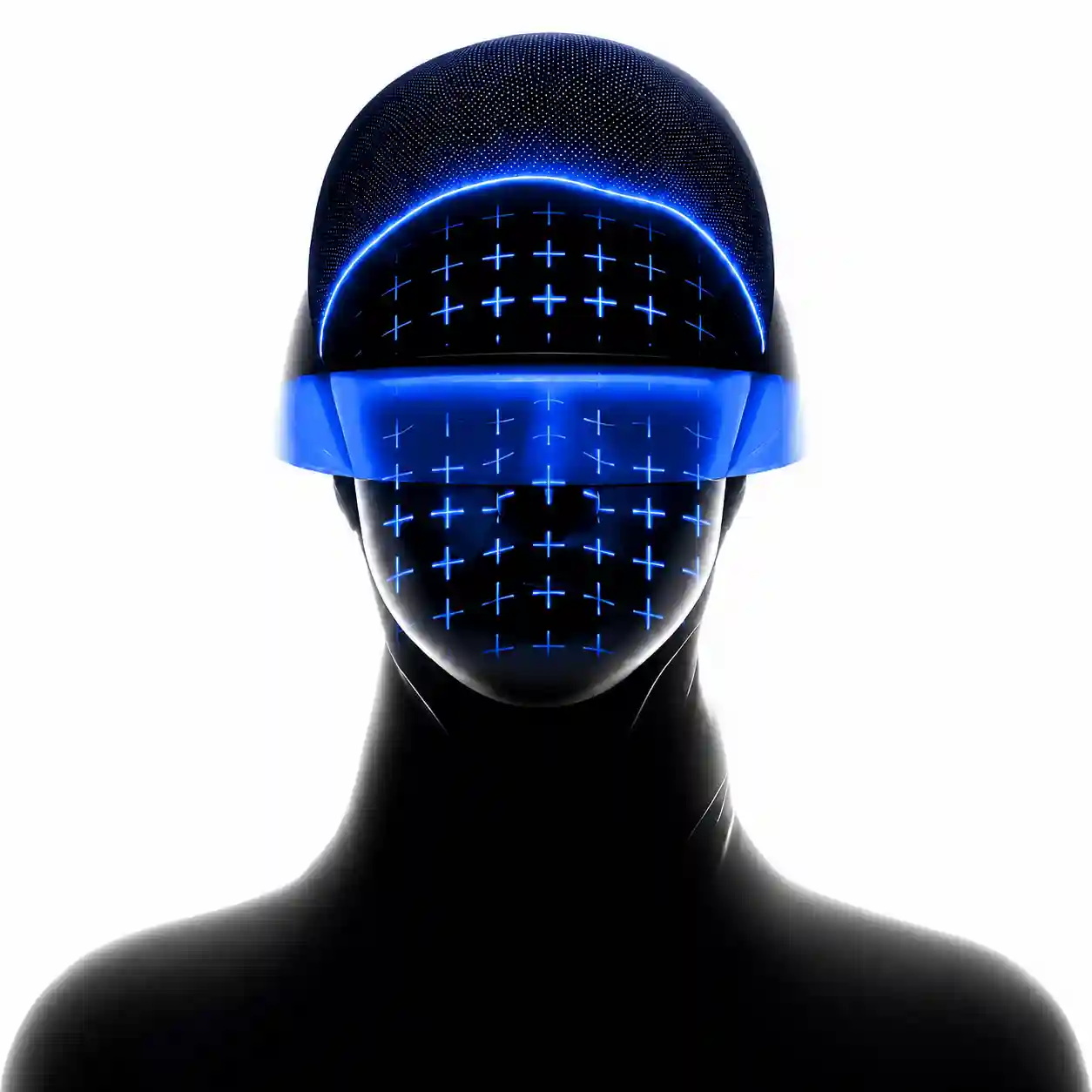 A digital website development system with a futuristic interface.